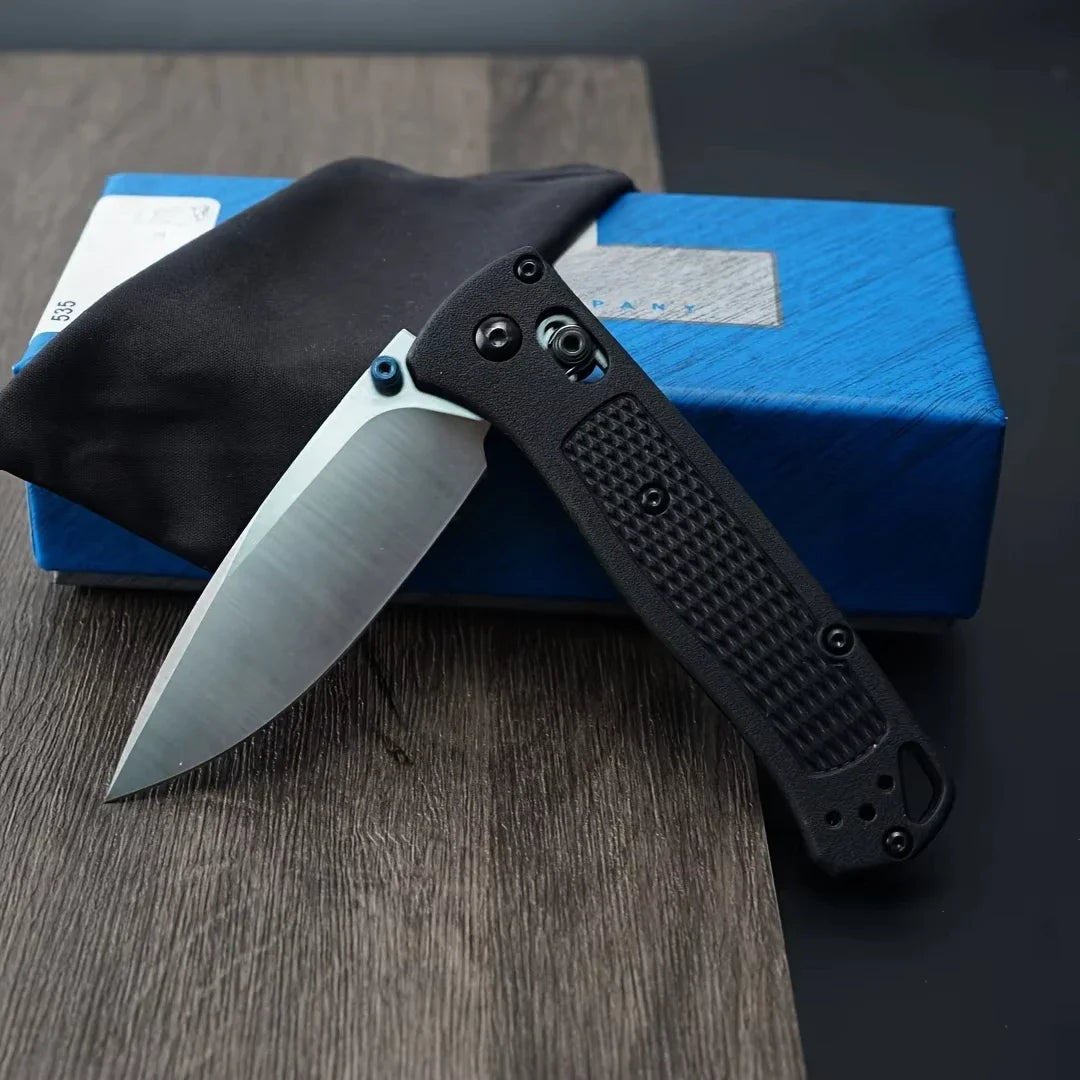 DIY 535 Folding Knife With Drop Point Blade For Outdoors