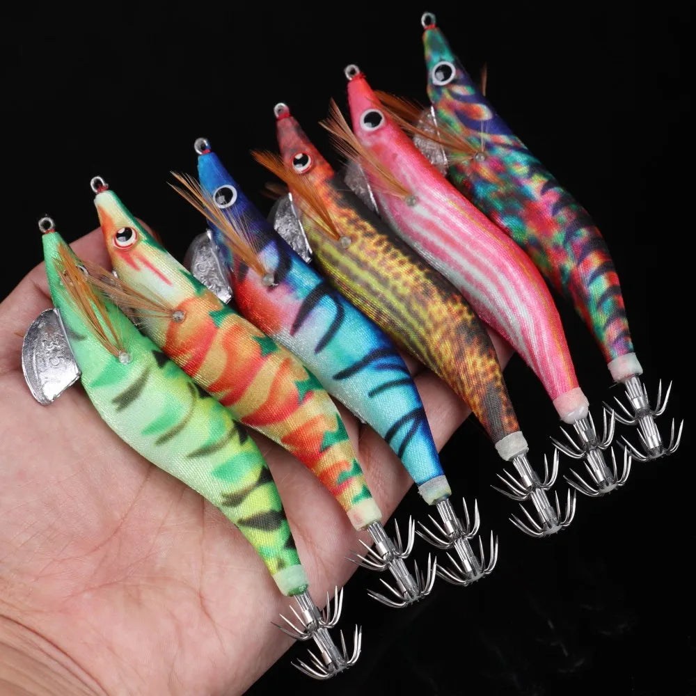 Saltwater And Freshwater Squid Cuttlefish Jig Hook Fishing Lures