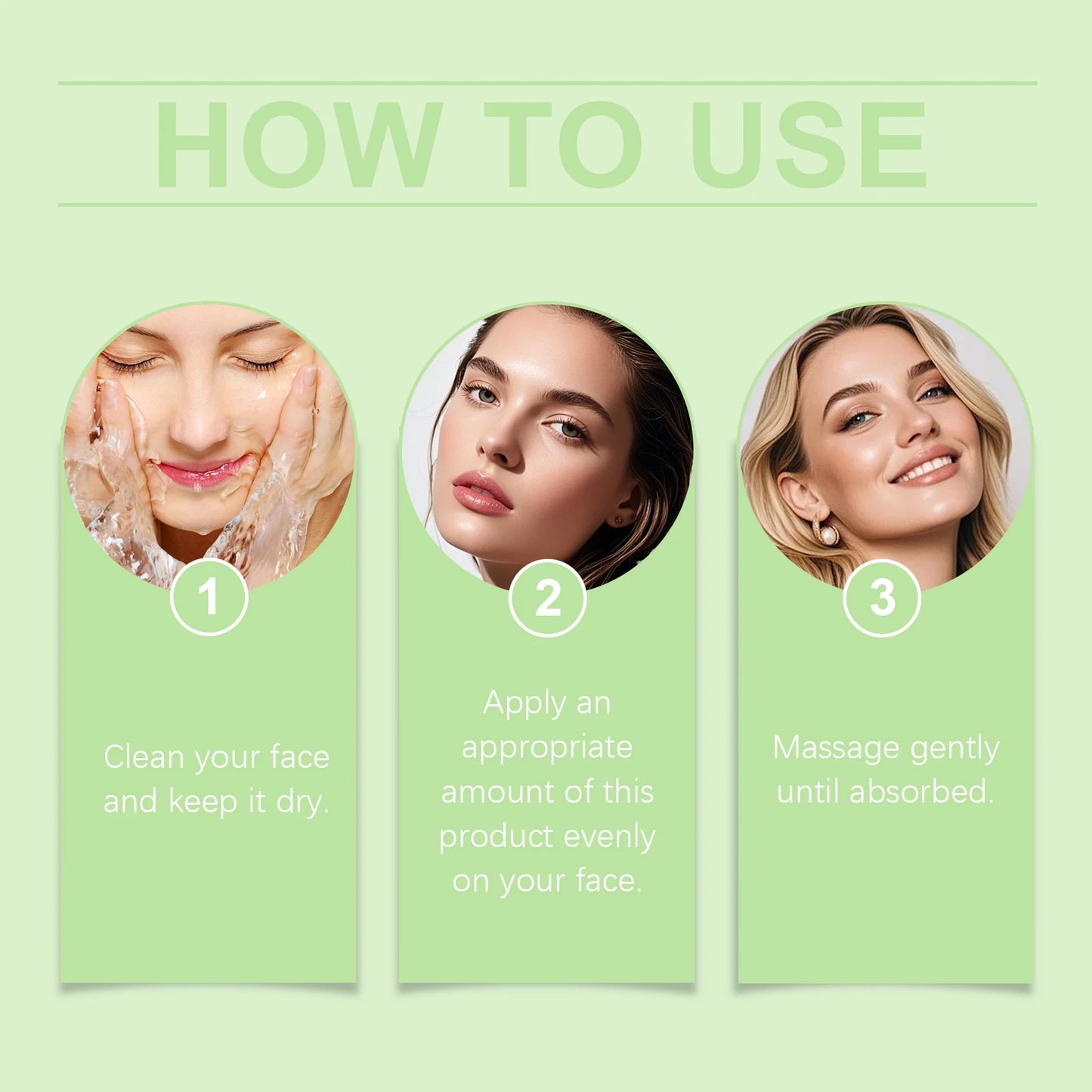 Green Tea Facial Serum Deep Moisturizing For Soothing Face Care