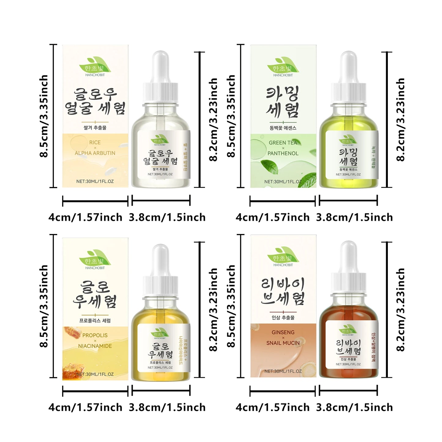 Green Tea Facial Serum Deep Moisturizing For Soothing Face Care
