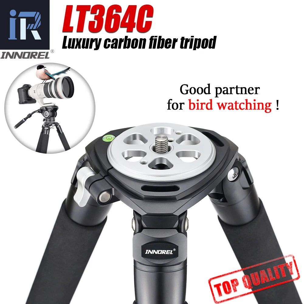 Innorel Professional Carbon Fiber Camera Tripod For Bird Watching
