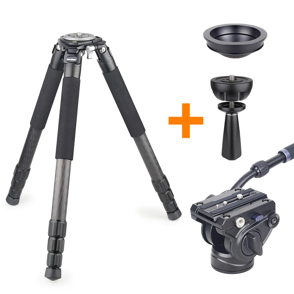 Innorel Professional Carbon Fiber Camera Tripod For Bird Watching