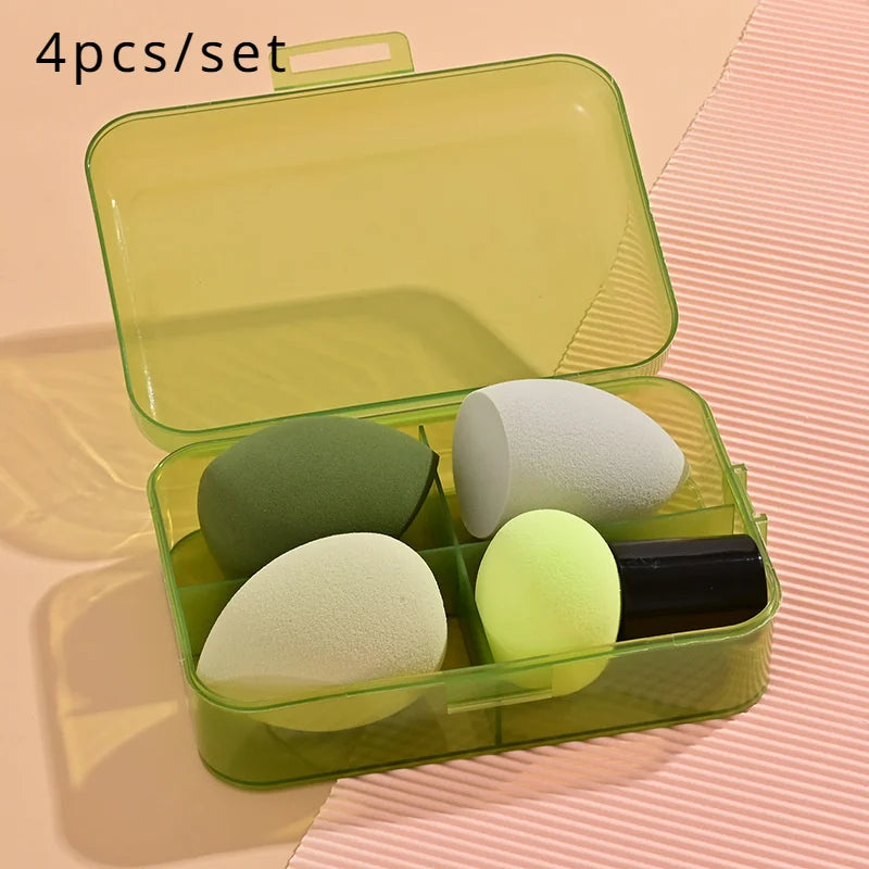 Mushroom Head Makeup Sponges Beauty Puffs Foundation Powder Kit
