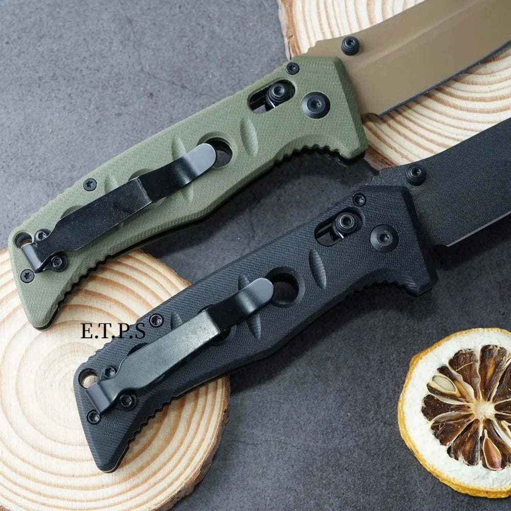 ZM Outdoors G10 Handle Stainless Steel Folding Outdoor Survival Knife