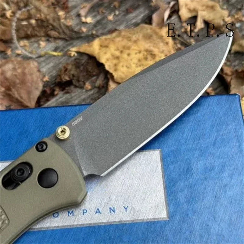 DIY 535 Folding Knife With Drop Point Blade For Outdoors