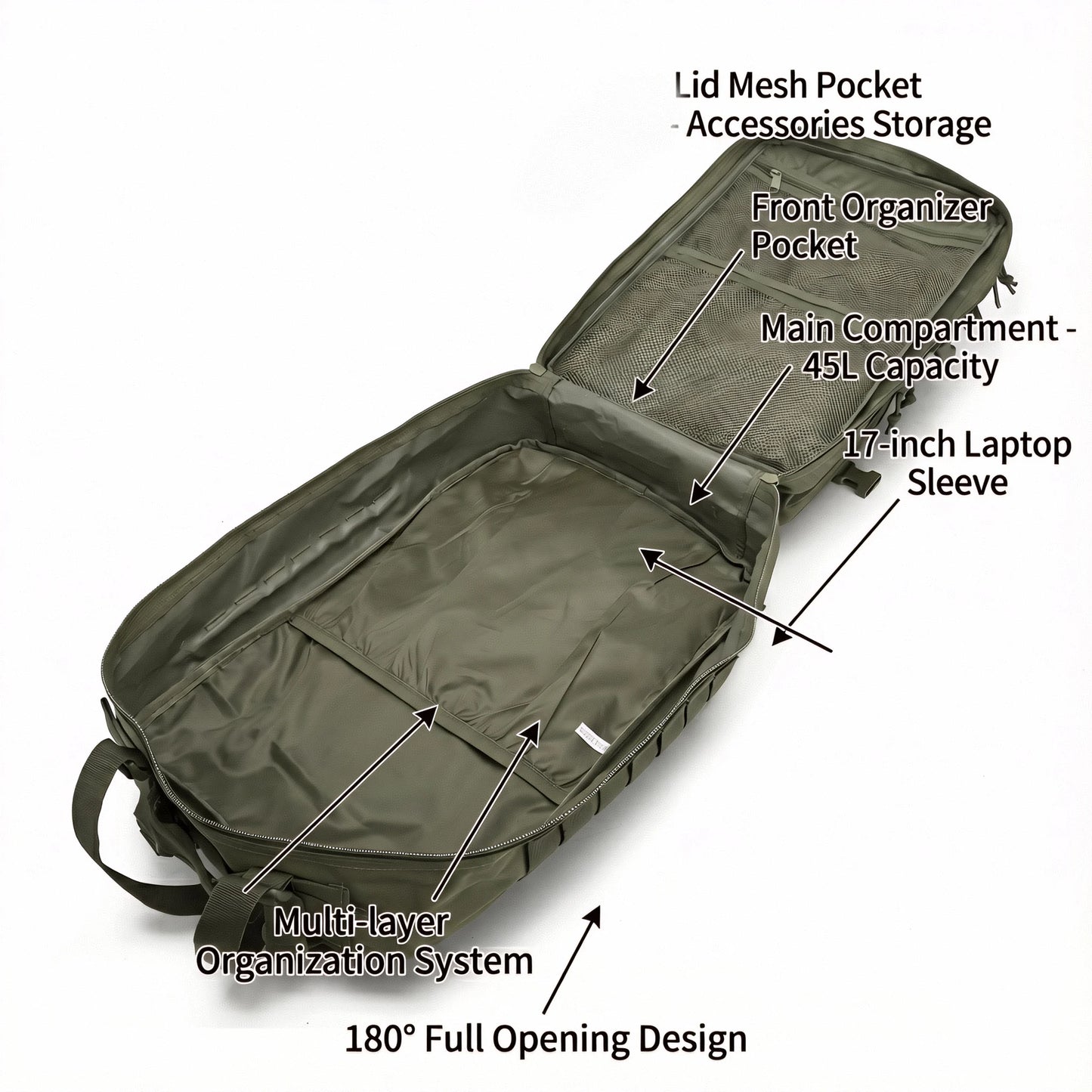 ReFire Gear Durable Tactical Hiking Backpack For Outdoor Travel