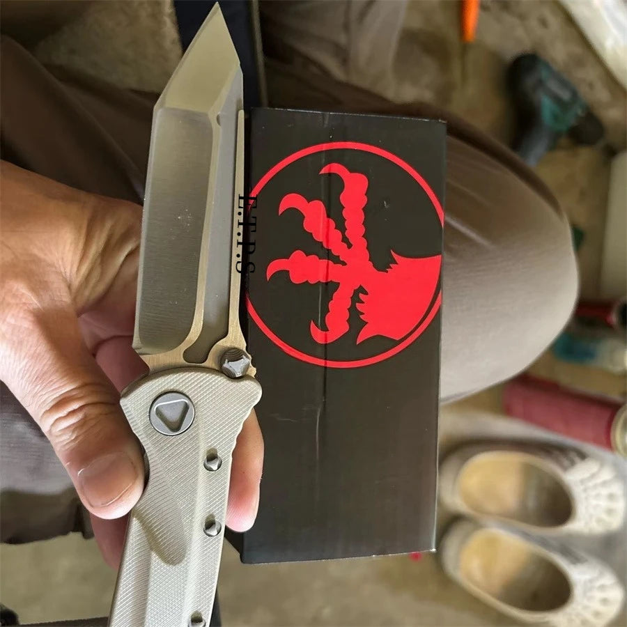 Socom Delta Tactical Folding Knife With Tanto Blade G10 Handle