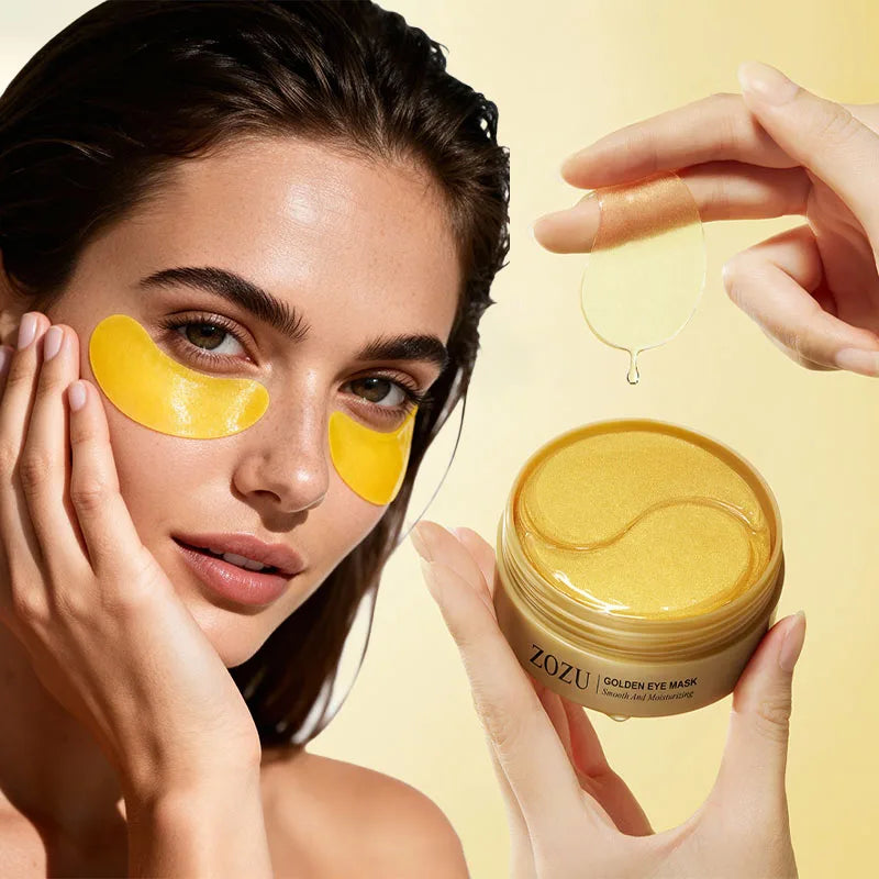 Golden Collagen Under Eye Patches For Hydrating And Brightening