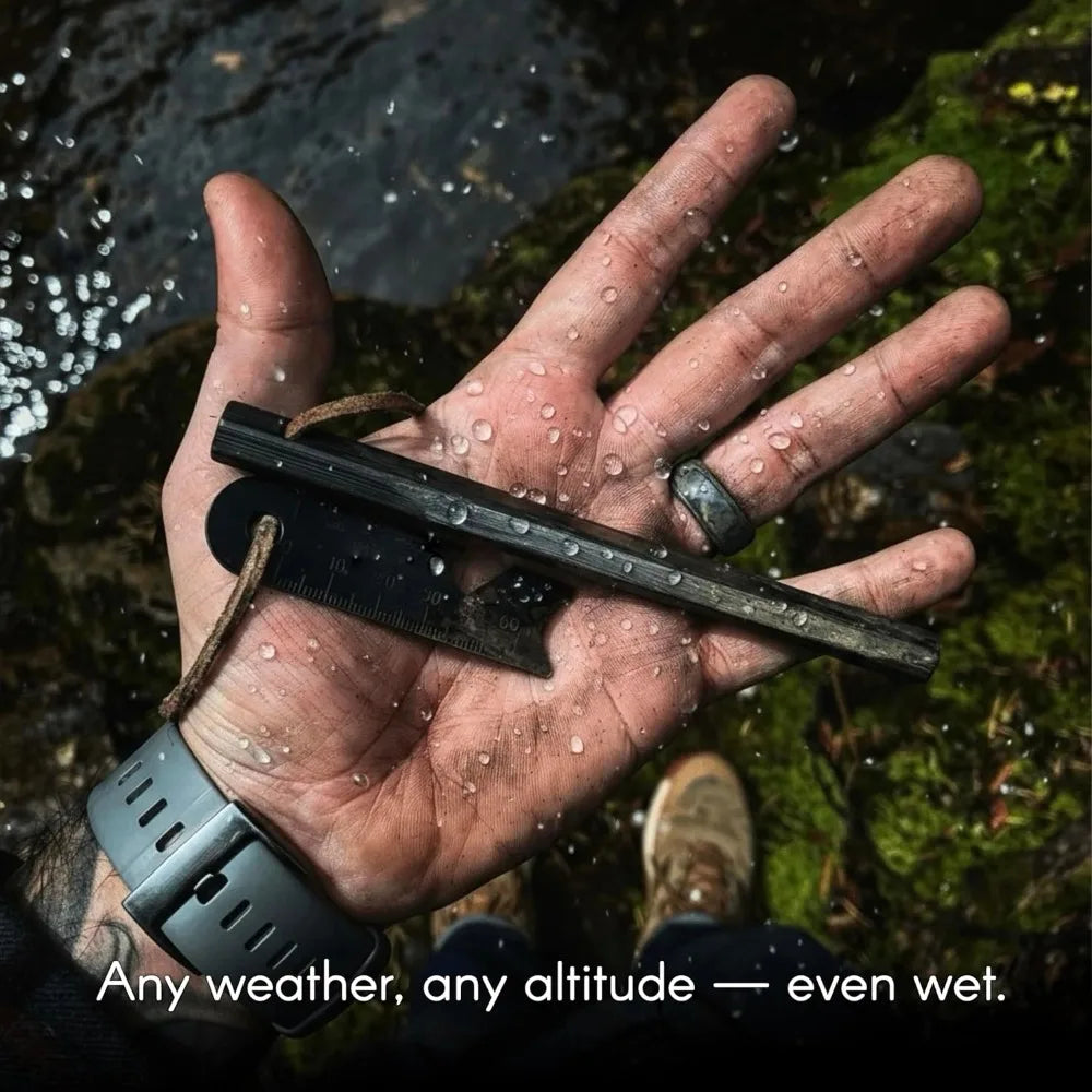 Waterproof Iron Magnesium Fire Starter Survival Kit For Camping