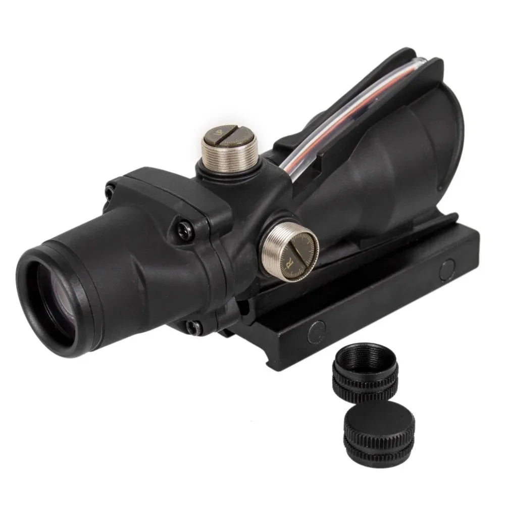 Bestsight 4X32 Illuminated Tactical Rifle Scope With Fiber Optic Reticle