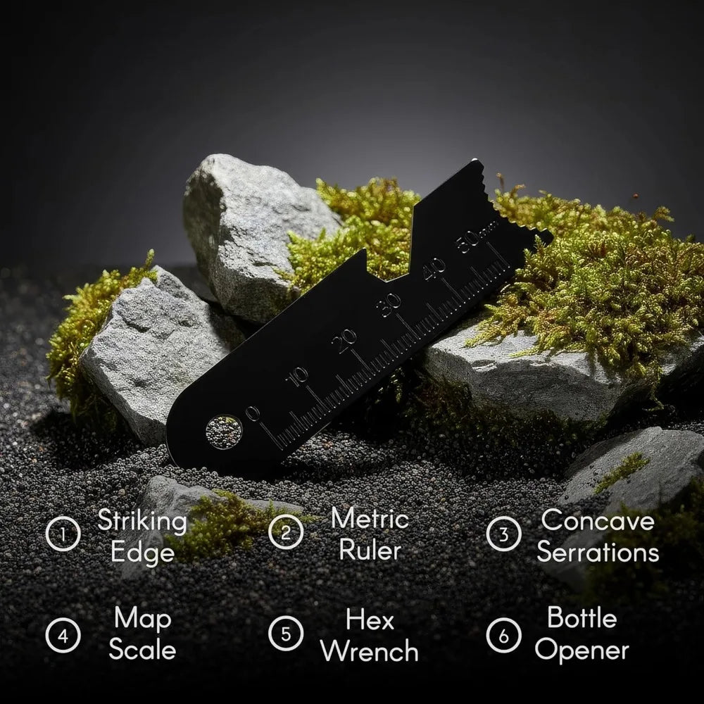 Waterproof Iron Magnesium Fire Starter Survival Kit For Camping