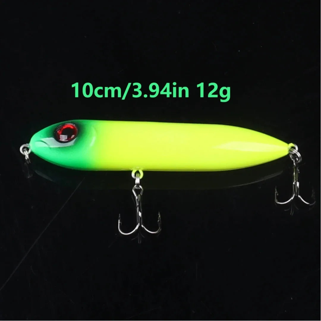Top Water Floating Pencil Fishing Lures For Catfish Pike Bass