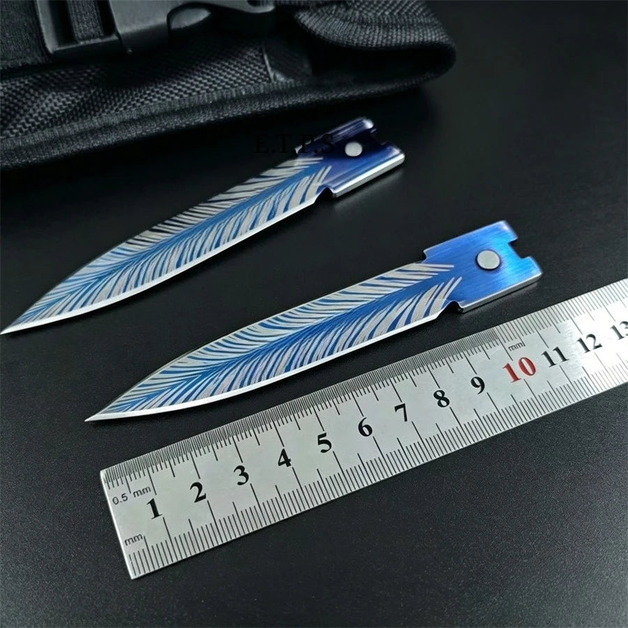 DIY Troodon Multifunctional Pocket Folding Knife With Nylon Sheath