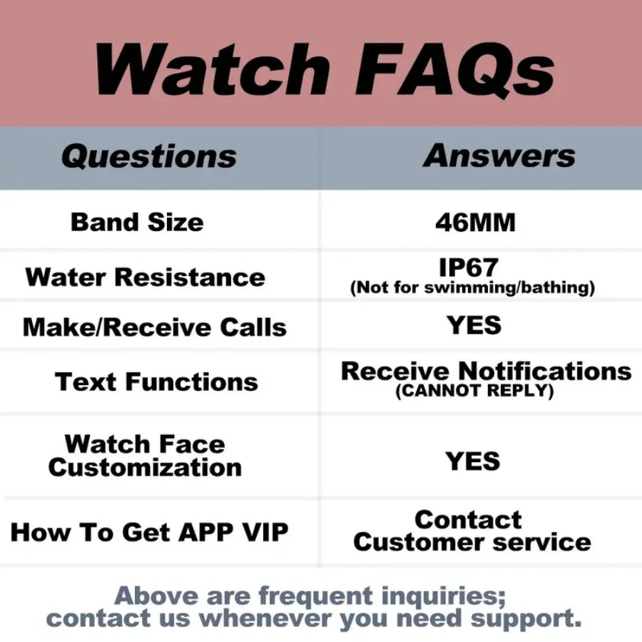 W&O Smart Watch With Bluetooth Calling And Fitness Tracker