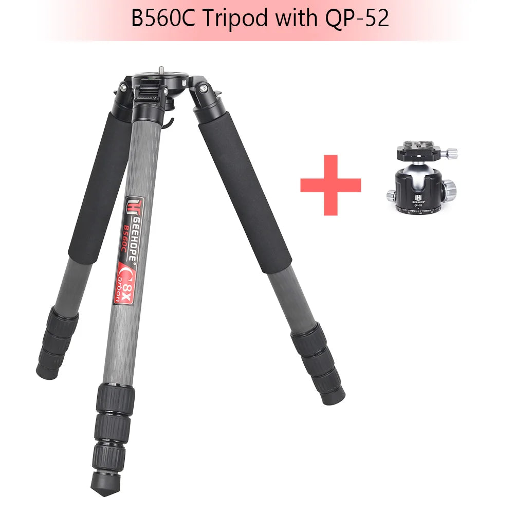Geehope Professional Carbon Fiber Camera Tripod For Photography