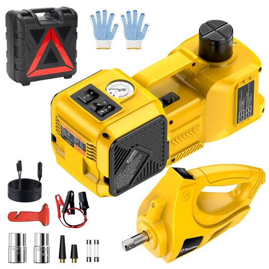 Taskstar Electric Hydraulic Car Jack With Integrated Inflator And LED