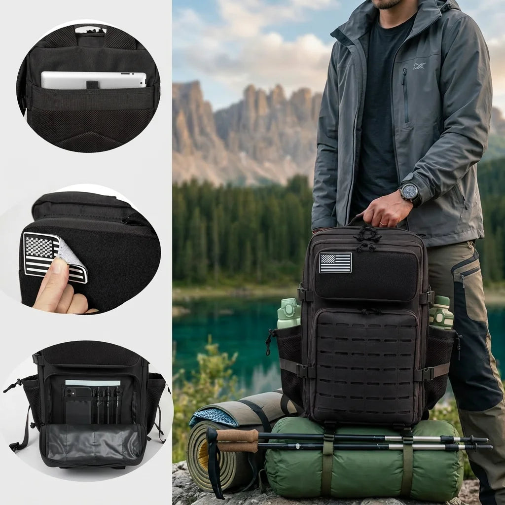 Refire Gear Tactical Backpack With Molle Webbing System