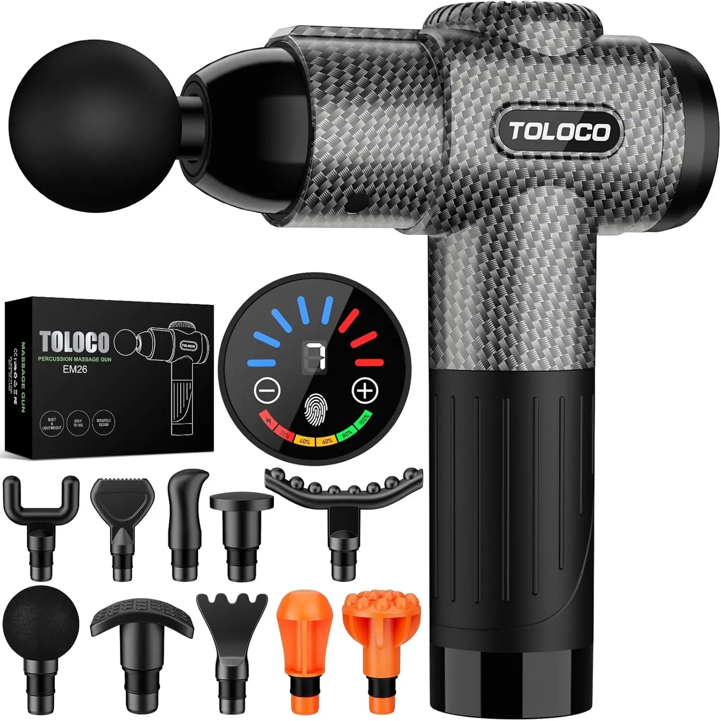 Deep Tissue Percussion Massage Gun With Brushless Motor