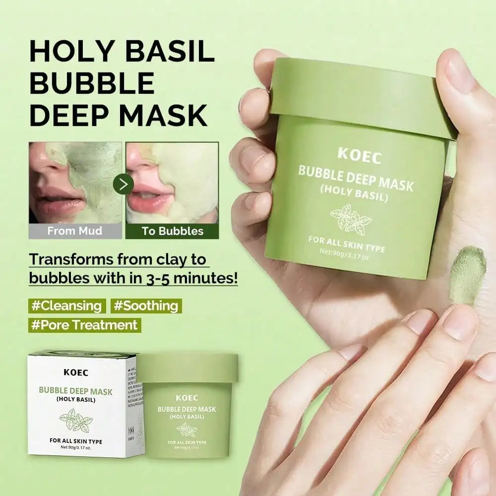 Holy Basil Soothing Complex Bubble Clay Facial Mask