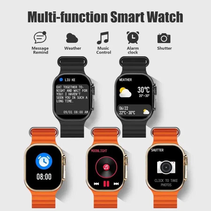 W&O Smart Watch With Bluetooth Calling And Fitness Tracker