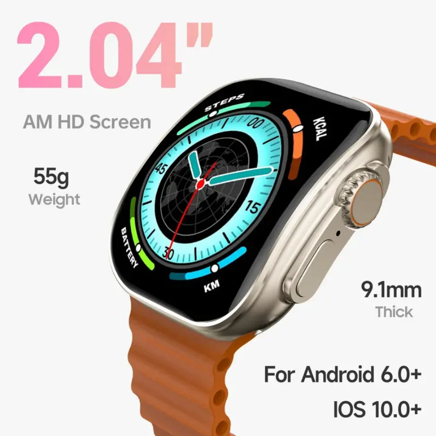 W&O Smart Watch With Bluetooth Calling And Fitness Tracker