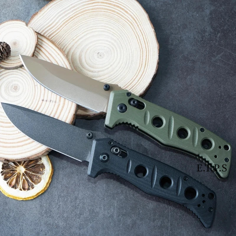 ZM Outdoors G10 Handle Stainless Steel Folding Outdoor Survival Knife