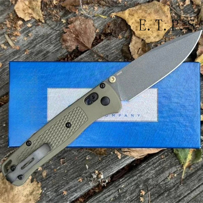 DIY 535 Folding Knife With Drop Point Blade For Outdoors