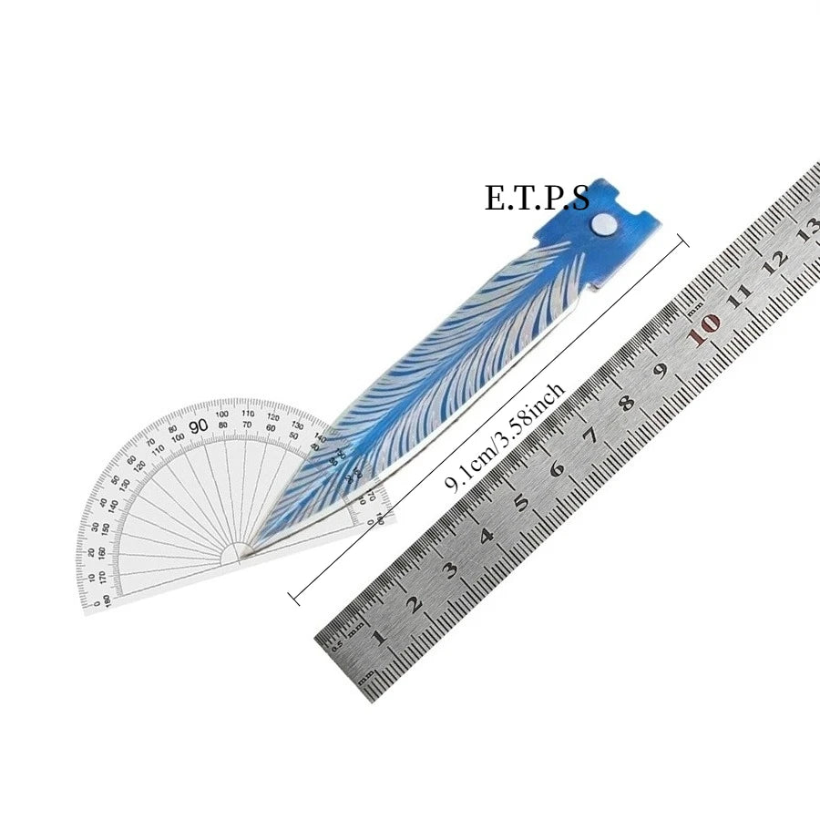 DIY Troodon Multifunctional Pocket Folding Knife With Nylon Sheath