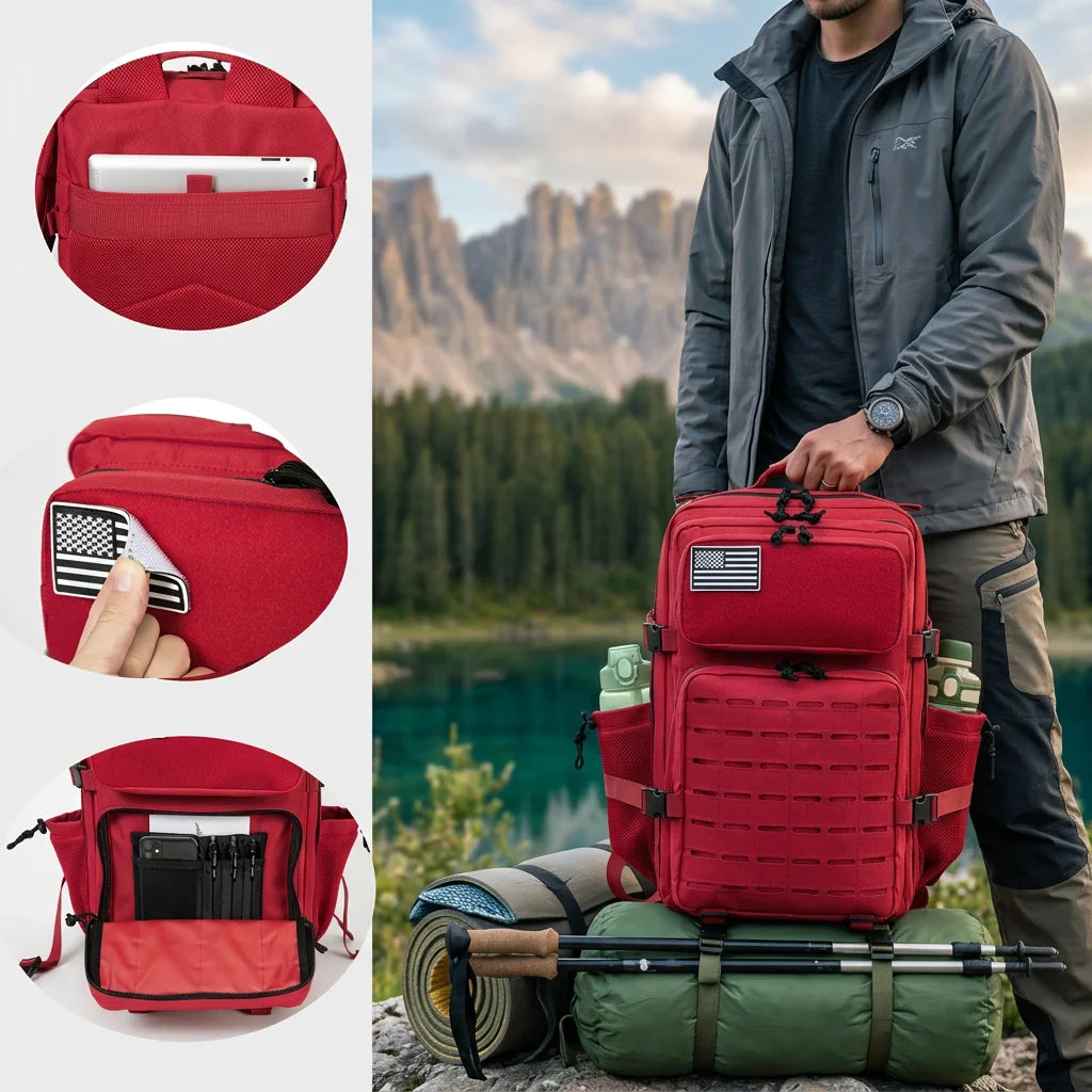 Refire Gear Tactical Backpack With Molle Webbing System