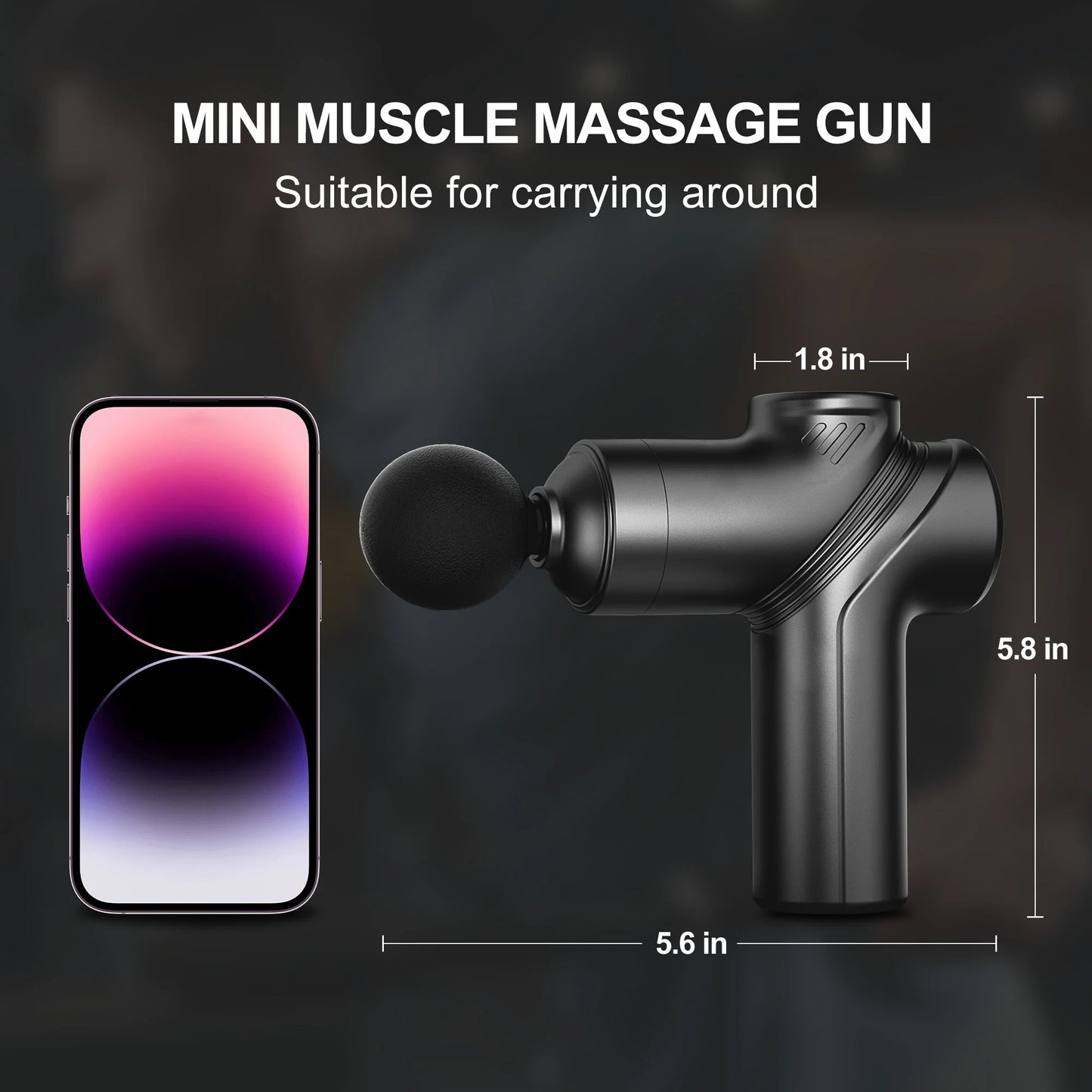 Leercon Electric Percussion Massage Gun For Deep Tissue Relief