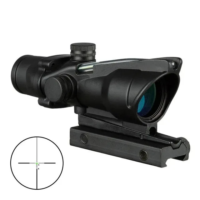 Bestsight 4X32 Illuminated Tactical Rifle Scope With Fiber Optic Reticle