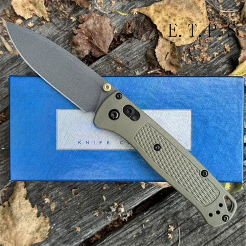 DIY 535 Folding Knife With Drop Point Blade For Outdoors