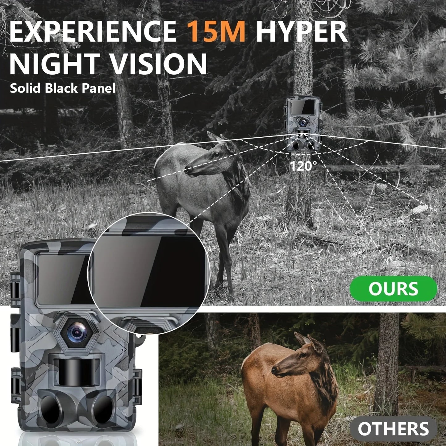 Fargarloo 60Mp Wifi Trail Camera With Infrared Night Vision
