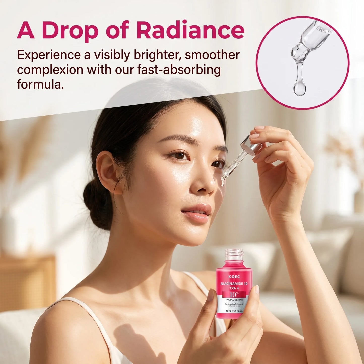 Niacinamide 10 And Tranexamic Acid Brightening Facial Serum