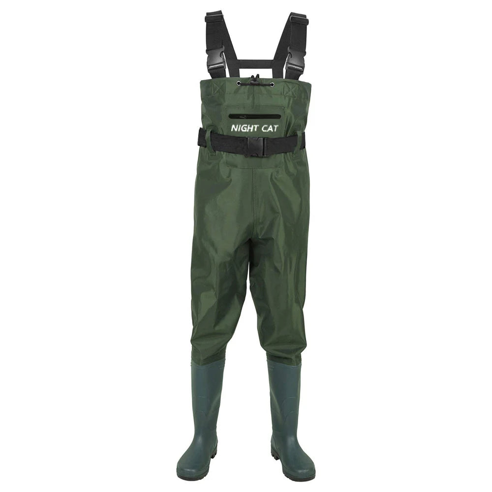 Night Cat Waterproof Nylon Fishing Chest Wader With Boots
