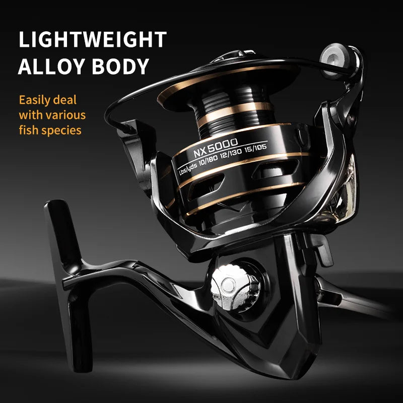 J-BARZILLAI High Speed Spinning Fishing Reel Metal Cup 10kg Drag