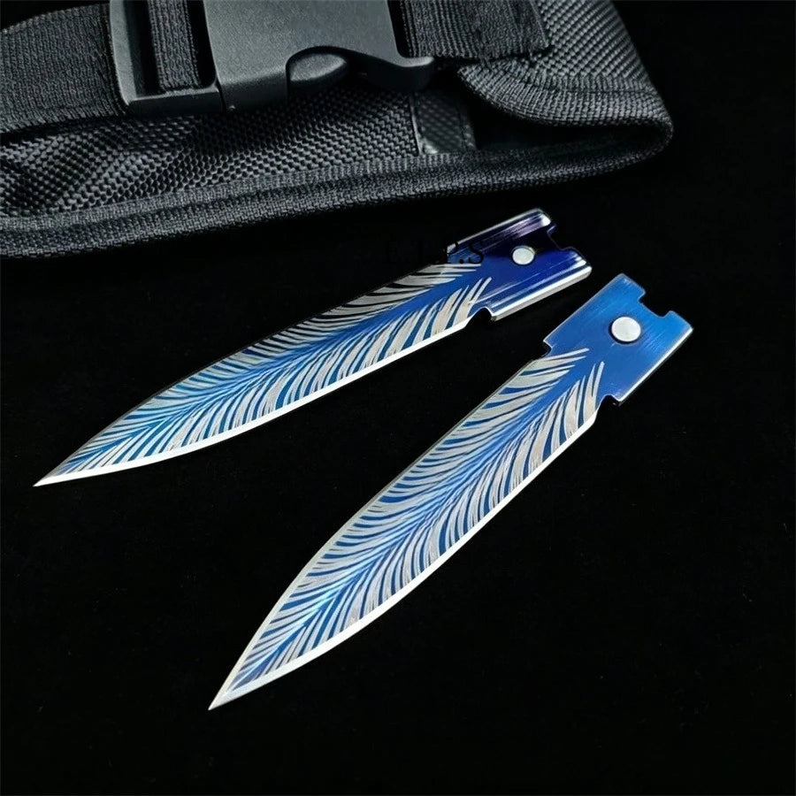 DIY Troodon Multifunctional Pocket Folding Knife With Nylon Sheath