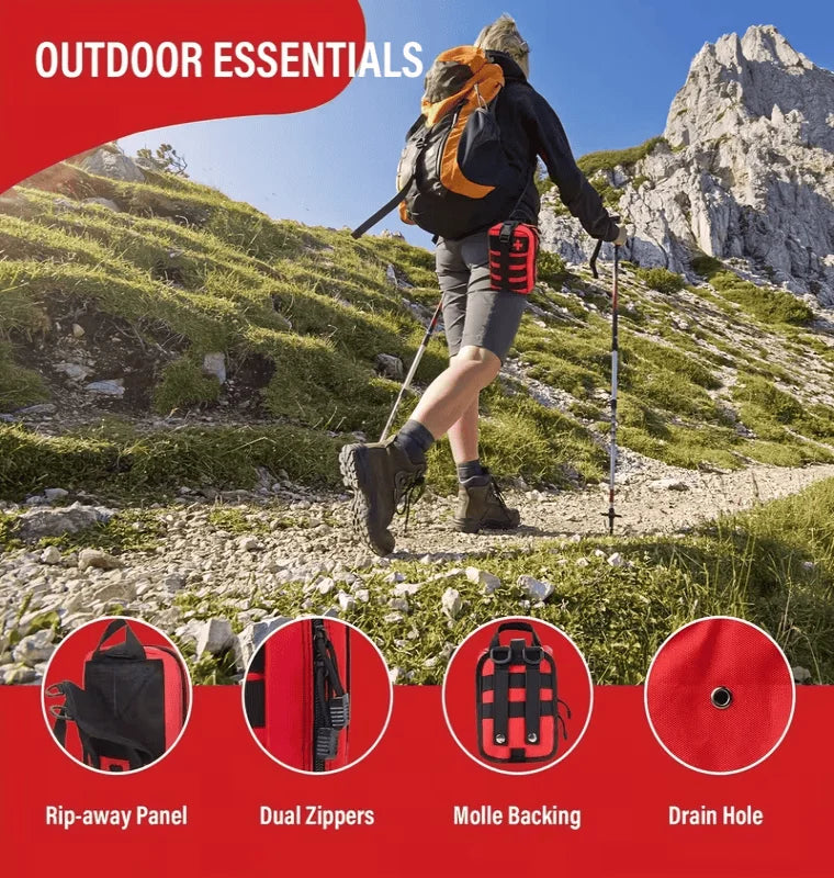 Comprehensive Survival Emergency Kit With Molle Backpack And Tent