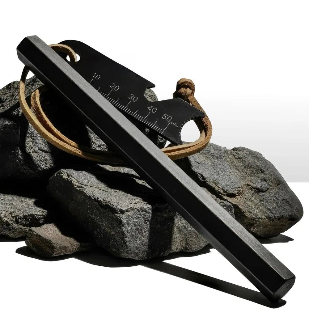Waterproof Iron Magnesium Fire Starter Survival Kit For Camping