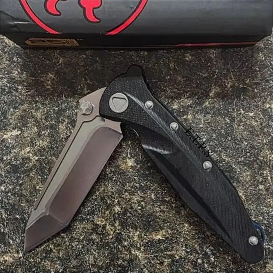 Socom Delta Tactical Folding Knife With Tanto Blade G10 Handle
