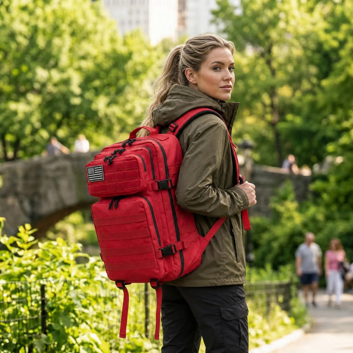 ReFire Gear Tactical Travel Backpack With Molle Multi Pockets