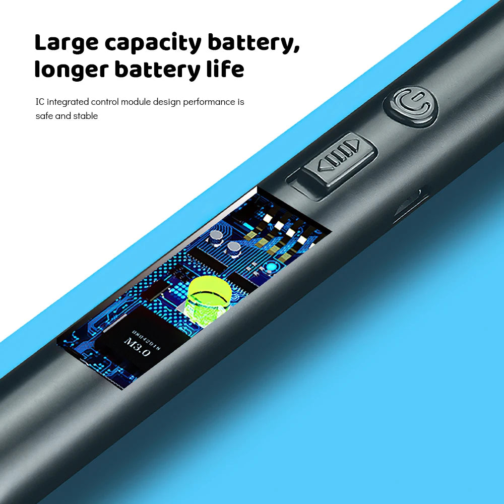 USB Rechargeable Electric Arc Lighter Windproof Flexible Neck Igniter