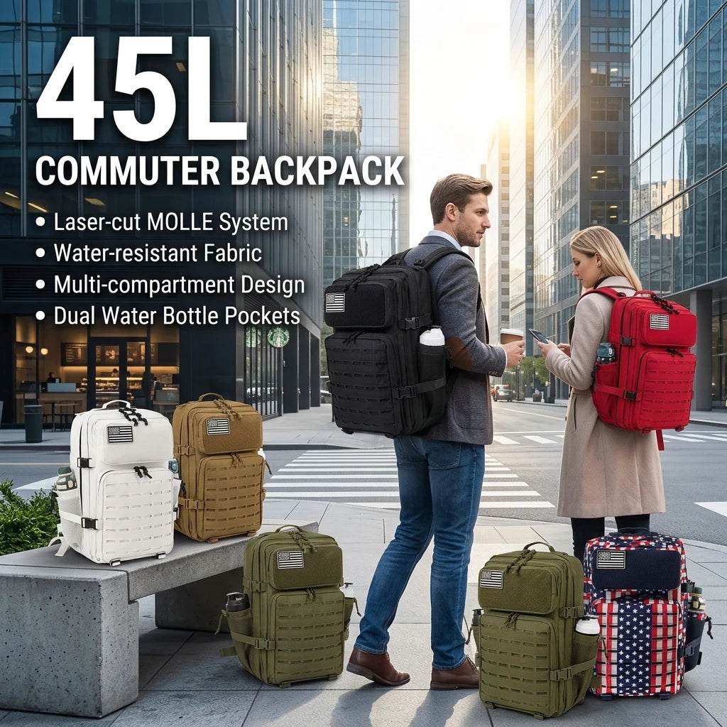 Refire Gear Tactical Backpack With Molle Webbing System