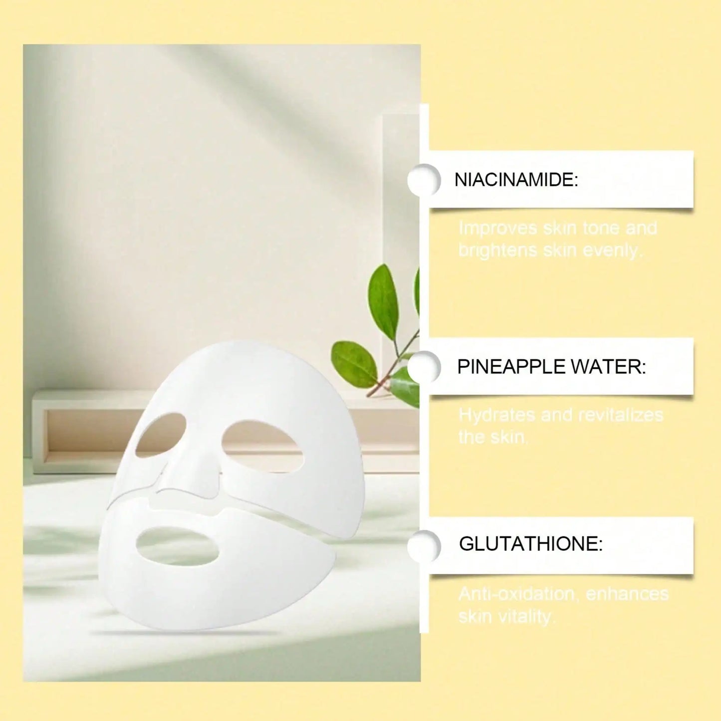 Radiant Vita Niacinamide Deep Conditioning Face Mask Hydrating Skincare
