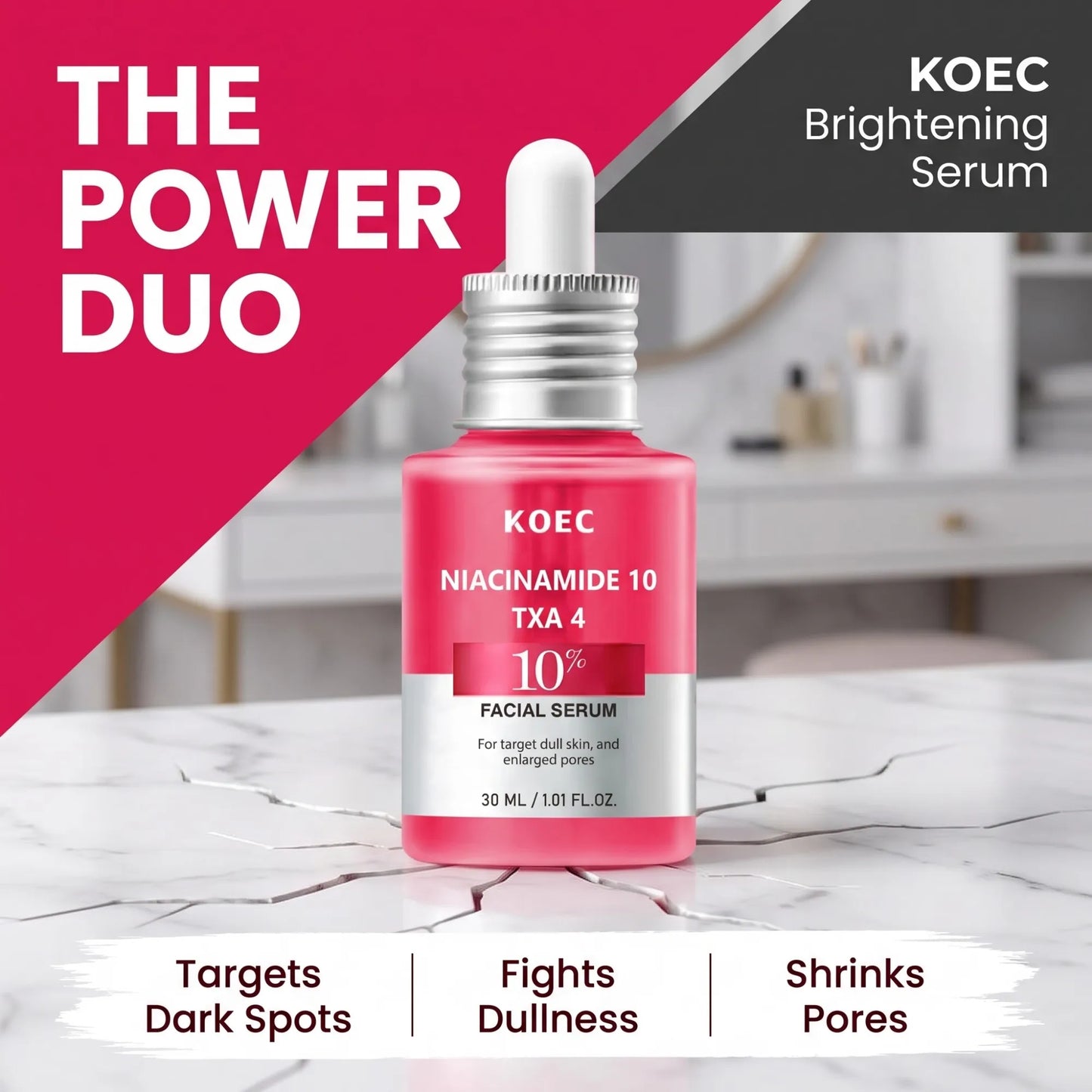 Niacinamide 10 And Tranexamic Acid Brightening Facial Serum