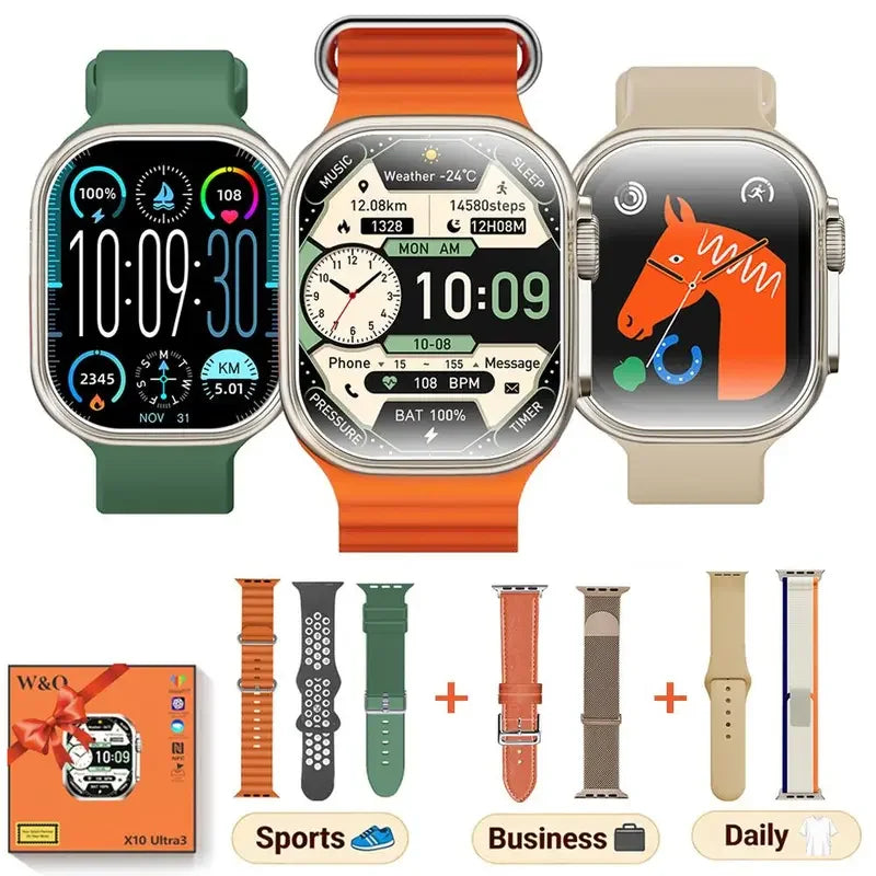 W&O Smart Watch With Bluetooth Calling And Fitness Tracker