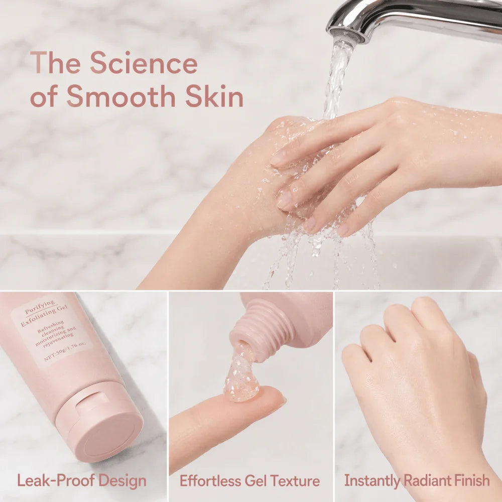 Hydrating Facial And Body Exfoliating Gel For Smooth Skin
