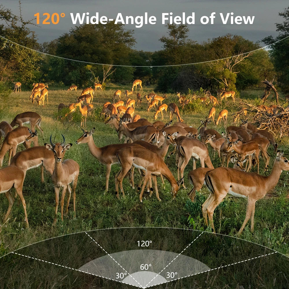 Fargarloo 60MP WiFi Trail Camera With Motion Detection App Control