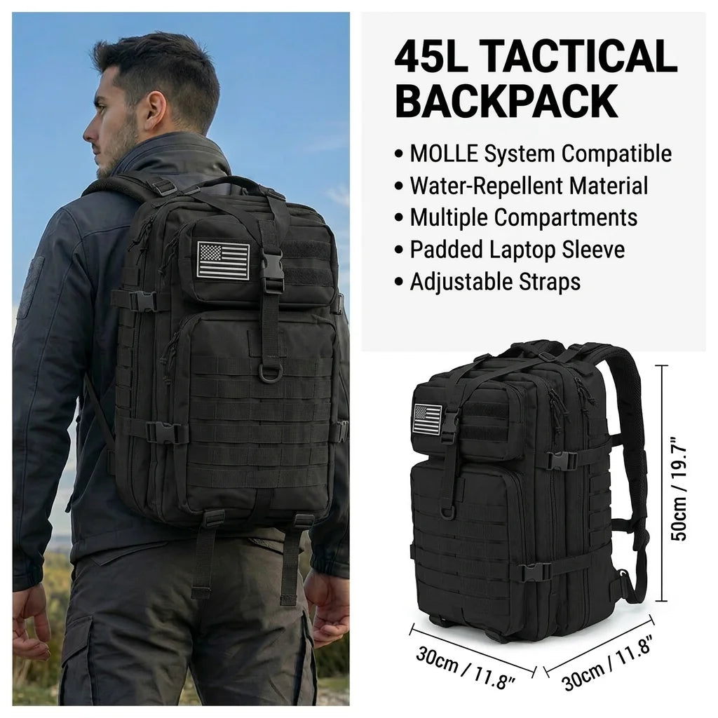 ReFire Gear Durable Tactical Hiking Backpack For Outdoor Travel