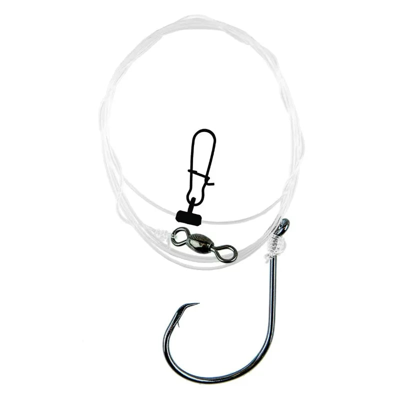 Premium Carbon Steel Inline Circle Hook Fishing Rig